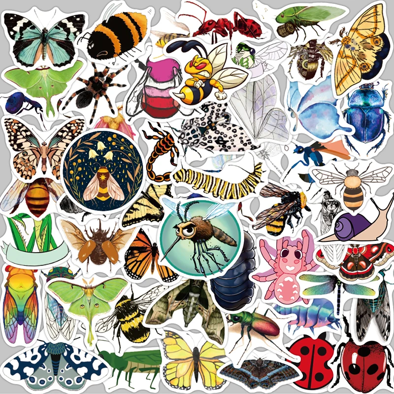 50PCS Insect Butterfly Graffiti Sticker Pack Cartoon Animal Waterproof Decals For DIY Laptop Bike Notebook Travel Luggage Guitar
50PCS Insect Butterfly Graffiti Sticker Pack Cartoon Animal Waterproof Decals For DIY Laptop Bike Notebook Travel Luggage Guitar