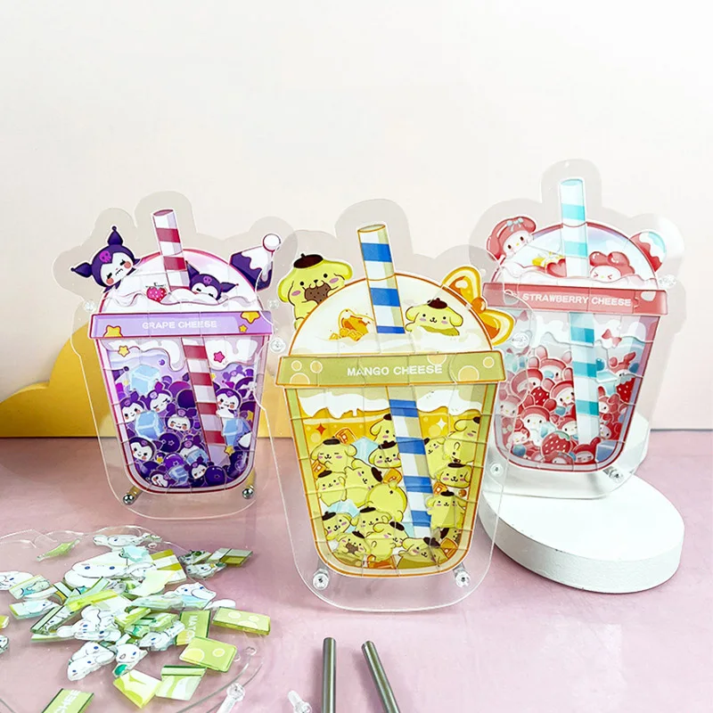 Акриловая головоломка Melody Kuromi Cinnamoroll, помпон, собака, молоко, чай, форма инопланетянина, пазл для детей, «сделай сам», образовательные игрушки
Акриловая головоломка Melody Kuromi Cinnamoroll, помпон, собака, молоко, чай, форма инопланетянина, пазл для детей, «сделай сам», образовательные игрушки