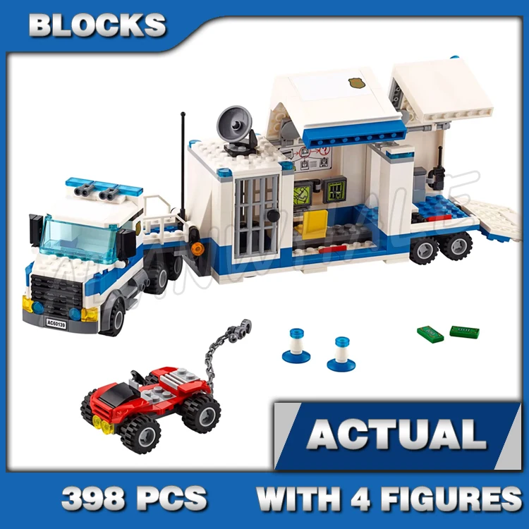398pcs Town Cop Mobile Command Center Truck ATV Motorbike 10657 Building Blocks Kit Bricks Compatible with Model
398pcs Town Cop Mobile Command Center Truck ATV Motorbike 10657 Building Blocks Kit Bricks Compatible with Model