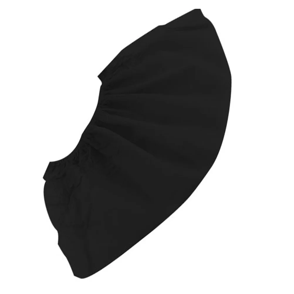 

100pcs Non- woven Shoe Covers Non Shoe Boot Covers Anti- Overshoes for Isolation Black