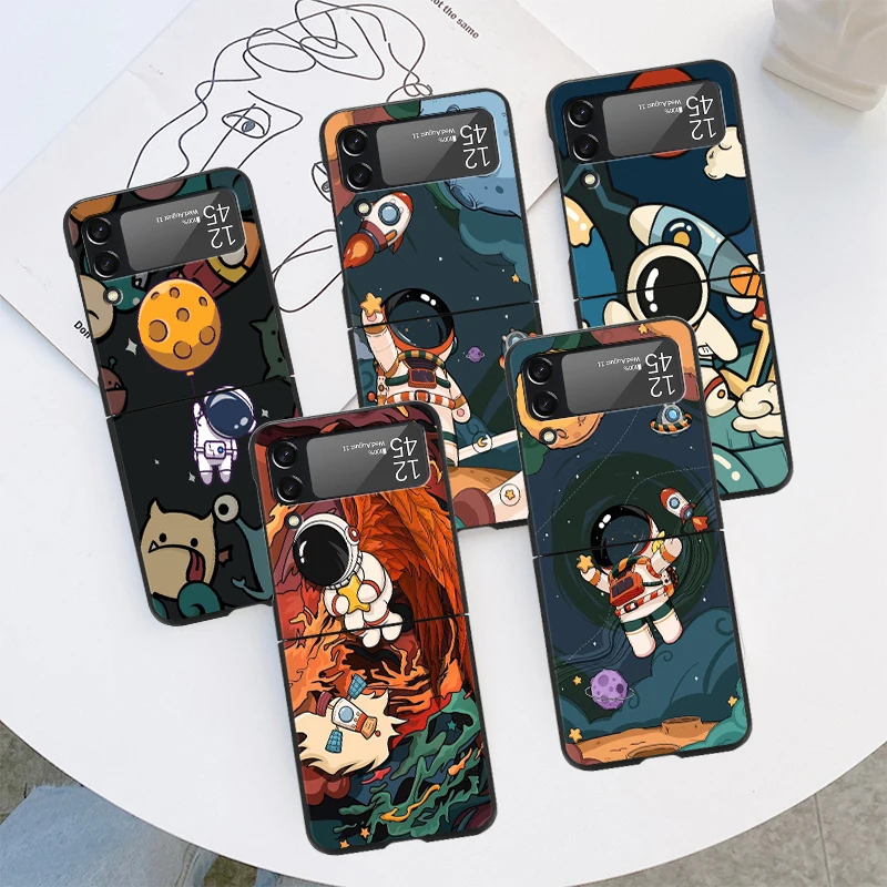 Phone Black Case for Samsung Galaxy Z Flip 4 ZFlip ZFlip3 Z Flip 3 5G ZFlip4 Flip4 Flip3 Shell Cover Cute in Space Astronaut
Phone Black Case for Samsung Galaxy Z Flip 4 ZFlip ZFlip3 Z Flip 3 5G ZFlip4 Flip4 Flip3 Shell Cover Cute in Space Astronaut