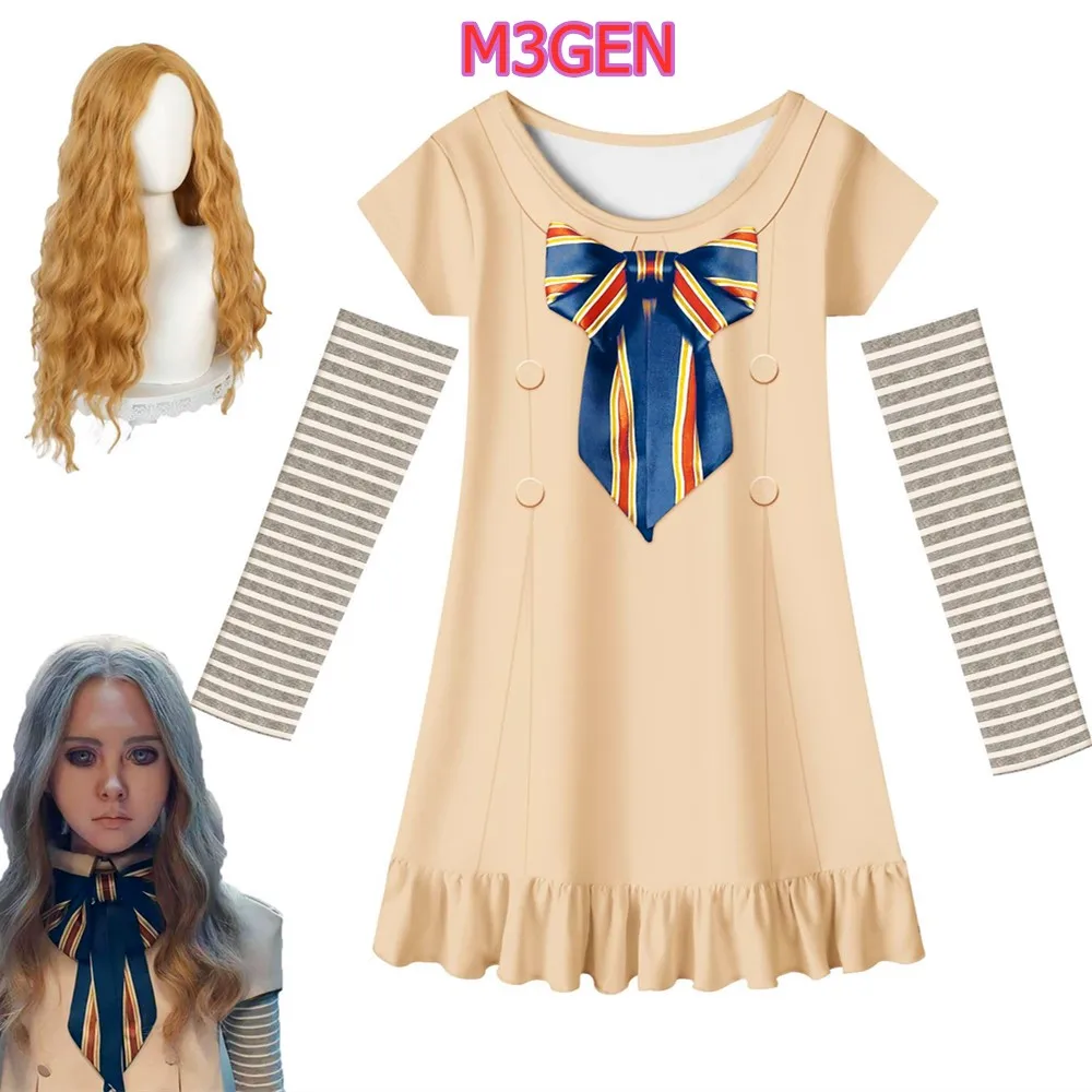 Костюм для косплея M3GAN из ужасного фильма, детское платье принцессы для девочки, униформа на Хэллоуин, карнавальный костюм для женщин, Маскировка
Костюм для косплея M3GAN из ужасного фильма, детское платье принцессы для девочки, униформа на Хэллоуин, карнавальный костюм для женщин, Маскировка