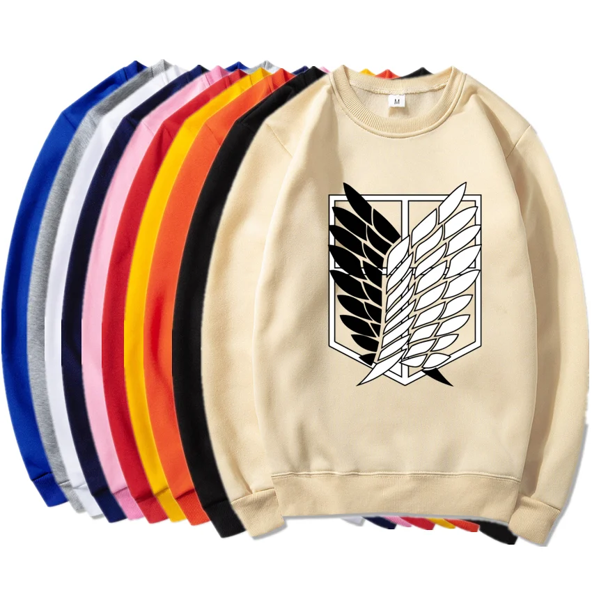 Anime Attack on Titan Fashion Sweatshirt Casual Sweatshirts Print Mens Hoody Thick Oversized Men'S Hooded Plus Size Sweatshirt
Anime Attack on Titan Fashion Sweatshirt Casual Sweatshirts Print Mens Hoody Thick Oversized Men'S Hooded Plus Size Sweatshirt