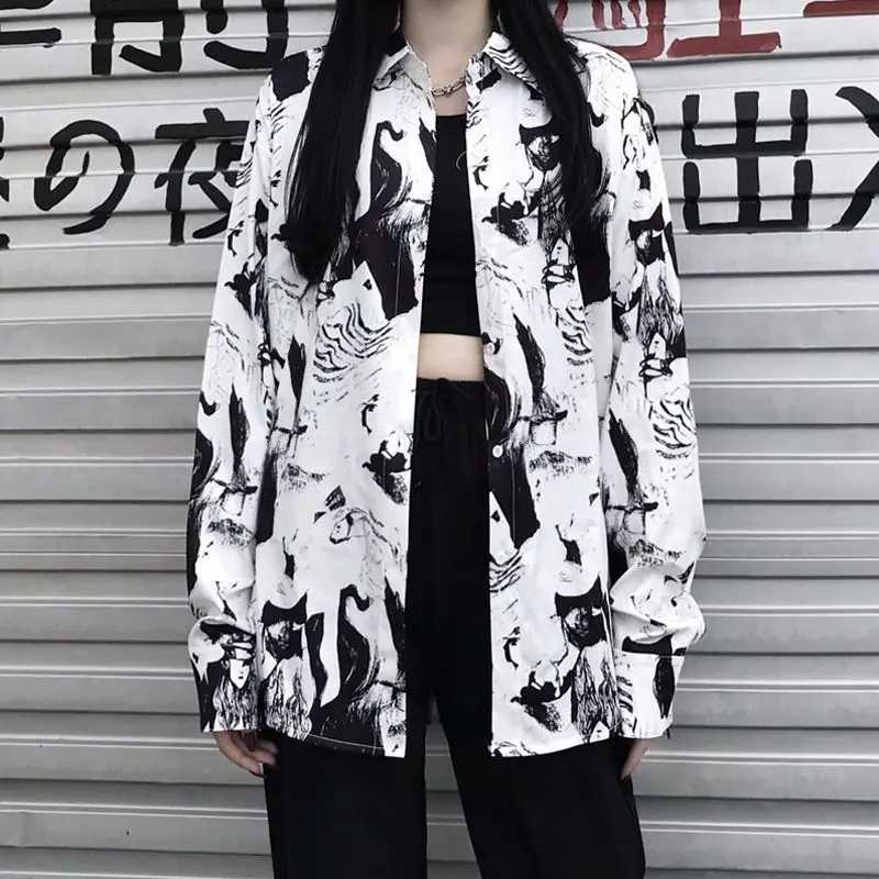 2023 Summer New Tie Dye Loose Ladies Medium Long Shirt Tops Coat Vintage Flower Blouses Y2K Casual Trend Fashion Women Clothing
2023 Summer New Tie Dye Loose Ladies Medium Long Shirt Tops Coat Vintage Flower Blouses Y2K Casual Trend Fashion Women Clothing