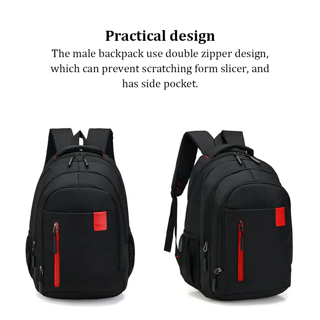 School Backpack Waterproof Bag Portable College Office Sports Camping Picnic Water Bottle Storage Handbag for Male
School Backpack Waterproof Bag Portable College Office Sports Camping Picnic Water Bottle Storage Handbag for Male