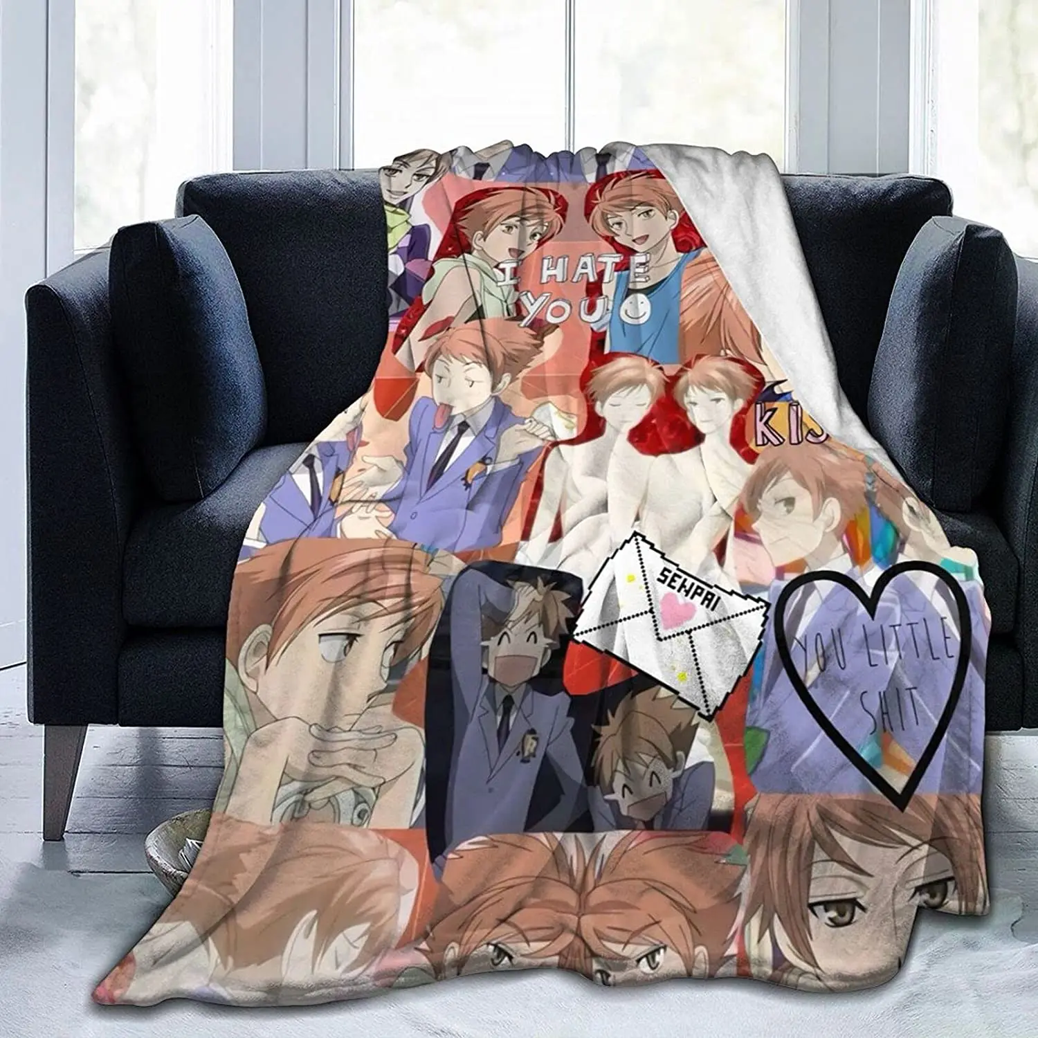 Hikaru Hitachiin Fluffy Soft and Comfortable Blanket, Anime Warm Embrace of Sympathy
Hikaru Hitachiin Fluffy Soft and Comfortable Blanket, Anime Warm Embrace of Sympathy