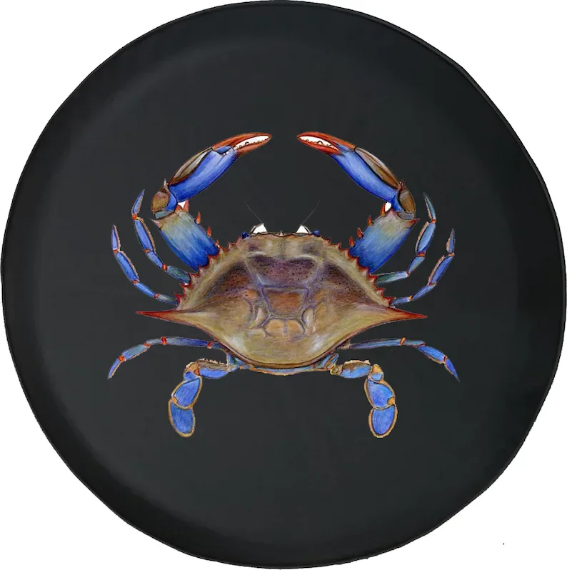 Blue Ocean Crab Spare Tire Cover For Car, Camper, SUV With Or Without Backup Camera Hole
Blue Ocean Crab Spare Tire Cover For Car, Camper, SUV With Or Without Backup Camera Hole