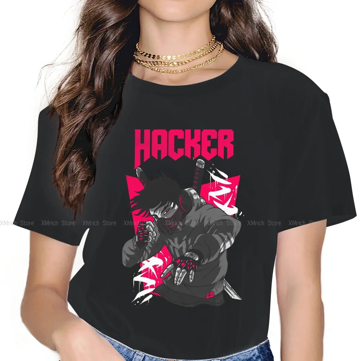 Urban Hacker Ninja Women Clothing Linux Operating System Tux Penguin Graphic Female Tshirts Vintage Grunge Loose Tops Tee
Urban Hacker Ninja Women Clothing Linux Operating System Tux Penguin Graphic Female Tshirts Vintage Grunge Loose Tops Tee