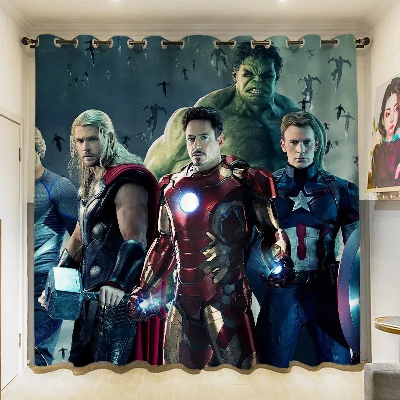 Disney Hero Captain America Blackout Curtains Window Drapes for Bedroom Shading Curtain Custom Curtains Home Dec
Disney Hero Captain America Blackout Curtains Window Drapes for Bedroom Shading Curtain Custom Curtains Home Dec
