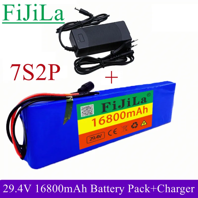 24V 16,8 Ah 7S 2P 18650 li-ion akku 29,4 v 16800mAh elektrische fahrrad moped Ausgleich roller + 2A Ladegerät
24V 16,8 Ah 7S 2P 18650 li-ion akku 29,4 v 16800mAh elektrische fahrrad moped Ausgleich roller + 2A Ladegerät