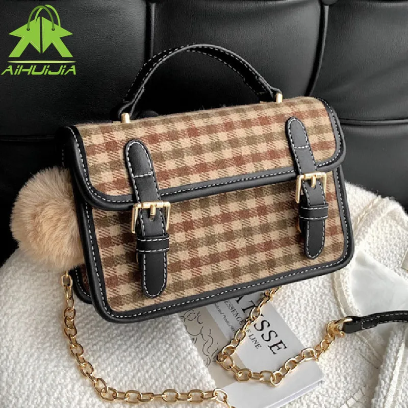 Fashion Lattice Handbags for Women 2022 New Luxury Wild Shoulder Bags Designer Women Casual Messenger Bag Wool Bolsa Feminina
Fashion Lattice Handbags for Women 2022 New Luxury Wild Shoulder Bags Designer Women Casual Messenger Bag Wool Bolsa Feminina