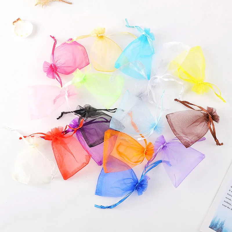 50pcs/lot 17 Colors Organza Bags Makeup Jewelry Packaging Bags Wedding Gift Storage Drawstring Pouches Wholesale
50pcs/lot 17 Colors Organza Bags Makeup Jewelry Packaging Bags Wedding Gift Storage Drawstring Pouches Wholesale