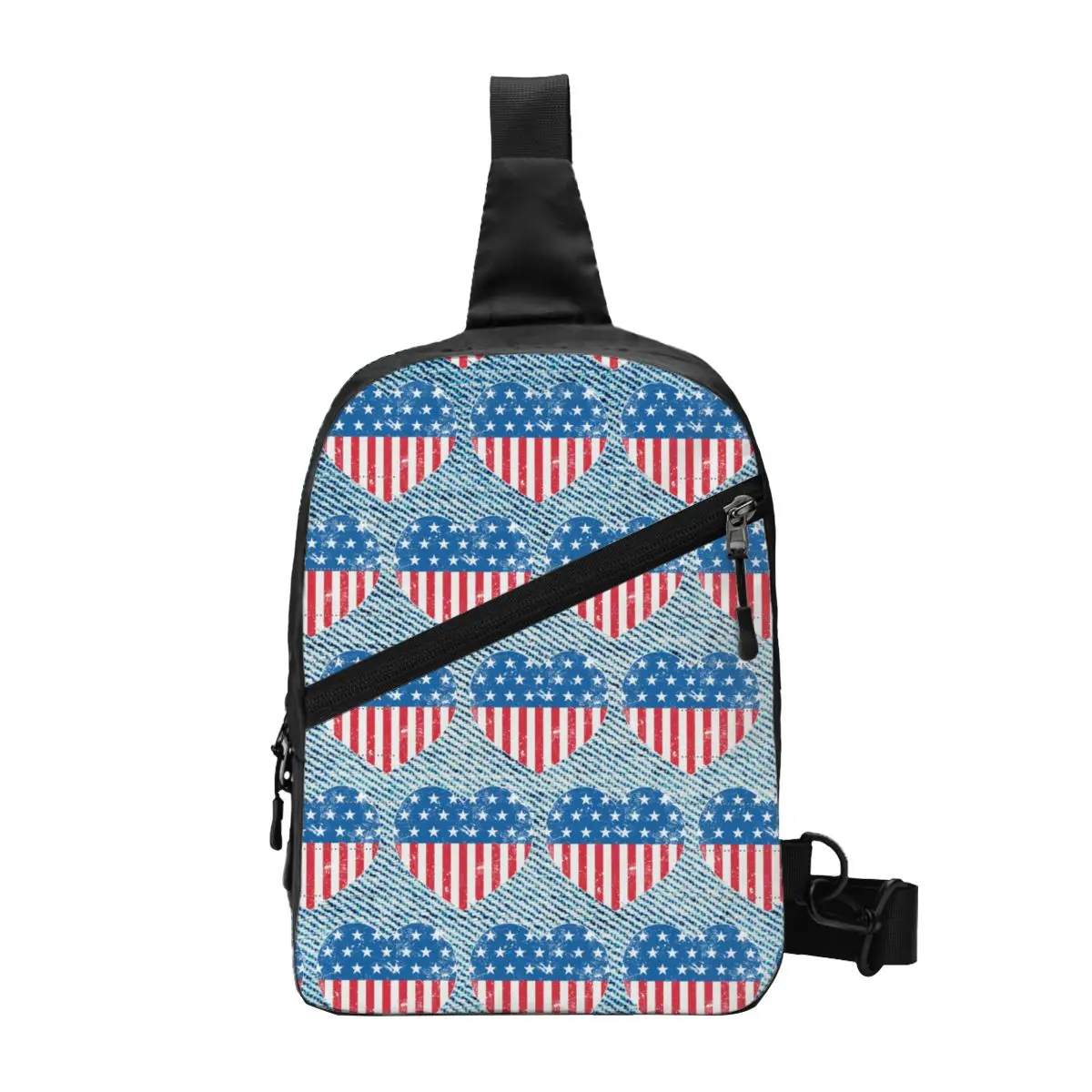 4th Of July Crossbody Bag Men American Flag Heart Travel Chest Bags Funny Phone Motorcycle Small Bag
4th Of July Crossbody Bag Men American Flag Heart Travel Chest Bags Funny Phone Motorcycle Small Bag