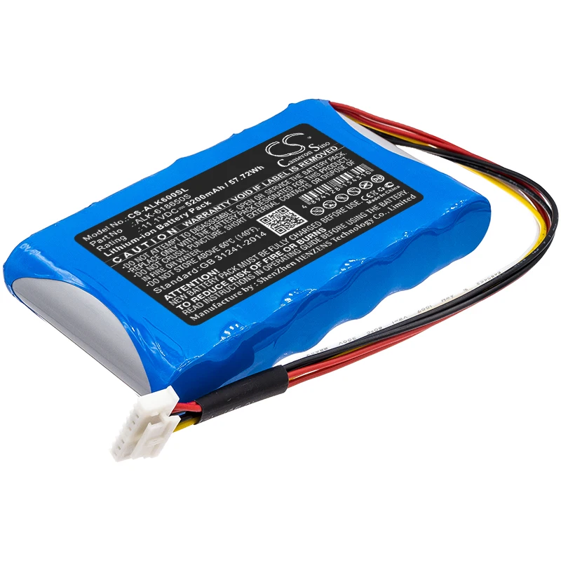 

CS 5200mAh / 57.72Wh battery for Eloik BY-A6, BY-A6s ALK-618650S