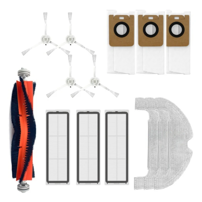 For Dreame Bot Z10 Pro L10 Plus Robot Vacuum Cleaner Spare Parts Dust Bag Filter Side Brush Main Brush Mop Cloths Parts
For Dreame Bot Z10 Pro L10 Plus Robot Vacuum Cleaner Spare Parts Dust Bag Filter Side Brush Main Brush Mop Cloths Parts