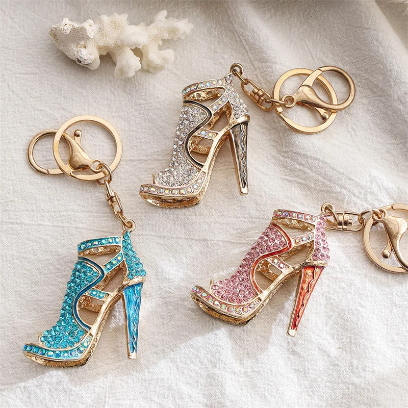 Bag Pendant Keychain Set With Diamonds Keychains Women Metal Cartoon Small Gift Creative High Heel Fashion Jewelry Accessories
Bag Pendant Keychain Set With Diamonds Keychains Women Metal Cartoon Small Gift Creative High Heel Fashion Jewelry Accessories