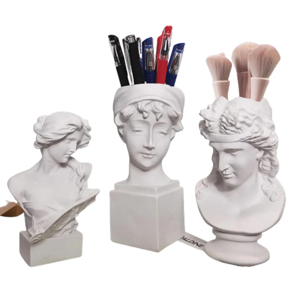 Retro Pen Holder Vase Hydroponic Ornament Cosmetic Organizer Makeup Brush Storage Bucket Unique Sculpture Decor
Retro Pen Holder Vase Hydroponic Ornament Cosmetic Organizer Makeup Brush Storage Bucket Unique Sculpture Decor