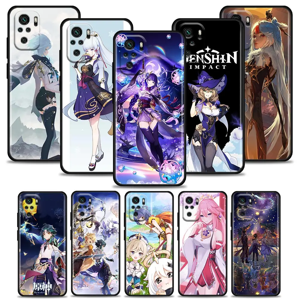 Phone Case for Redmi 10 9 9A 9C 9i Case K20 K30 K40 Plus Note 10 11 Pro Soft Silicone Cover Anime Genshin Impact
Phone Case for Redmi 10 9 9A 9C 9i Case K20 K30 K40 Plus Note 10 11 Pro Soft Silicone Cover Anime Genshin Impact