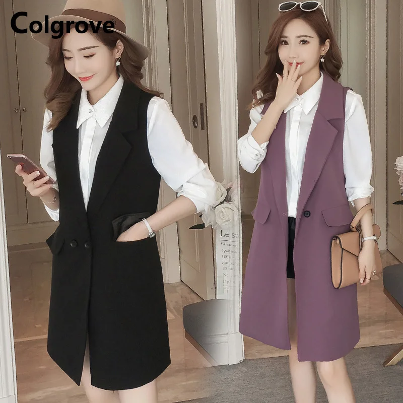 Colgrove 2022 New Arrival Stylish Women Solid Color Formal Business Suit Vest Jackets Ladies Waistcoat
Colgrove 2022 New Arrival Stylish Women Solid Color Formal Business Suit Vest Jackets Ladies Waistcoat