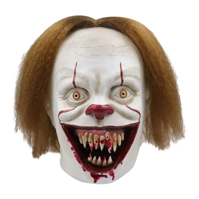 Horror Scary LED Glowing Clown Mask for Masquerade Halloween Party Latex Full Face Masks
Horror Scary LED Glowing Clown Mask for Masquerade Halloween Party Latex Full Face Masks