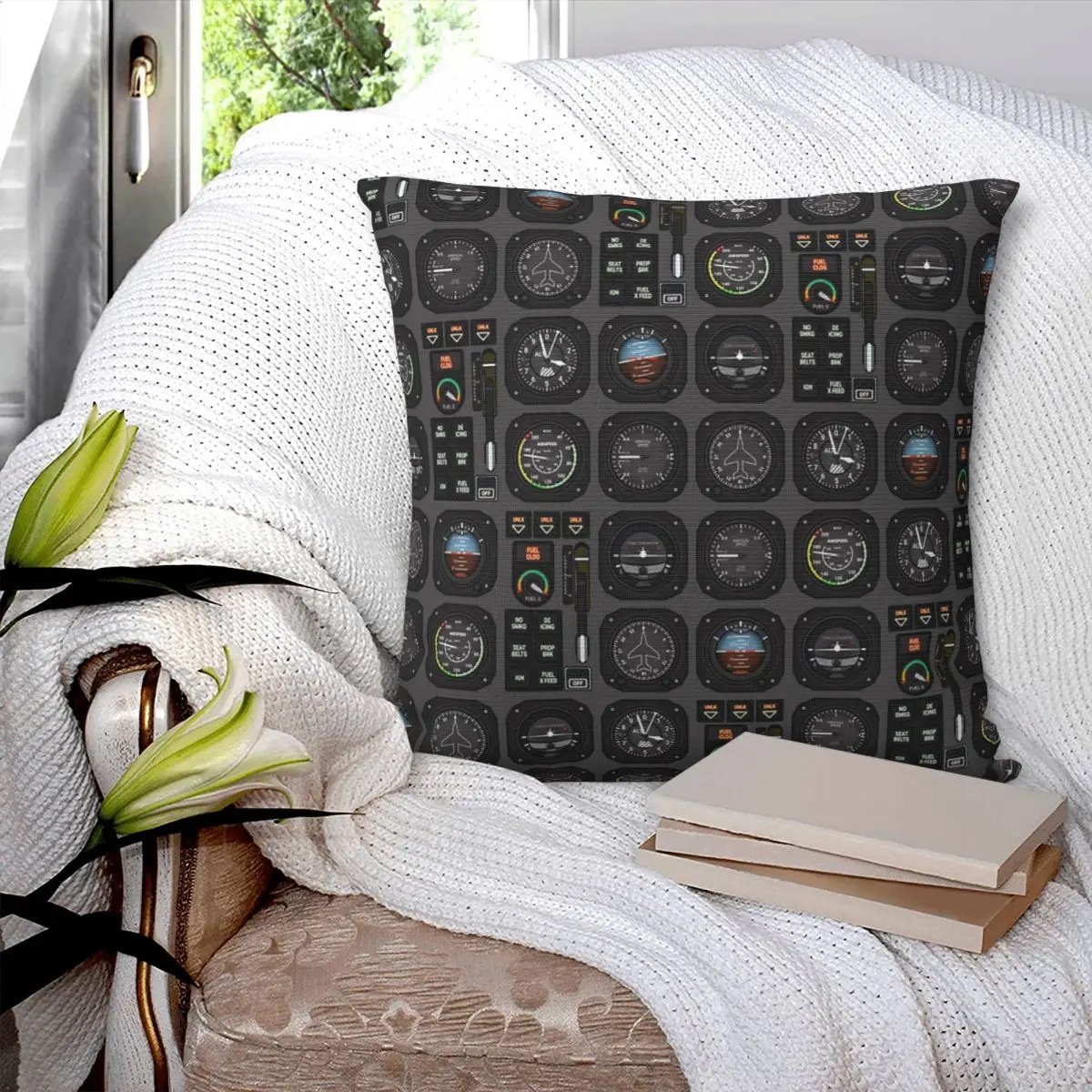 Pilot Flight Instruments Pillowcase Printed Cushion Cover Sofa Waist Pillow Pillow Cover
Pilot Flight Instruments Pillowcase Printed Cushion Cover Sofa Waist Pillow Pillow Cover