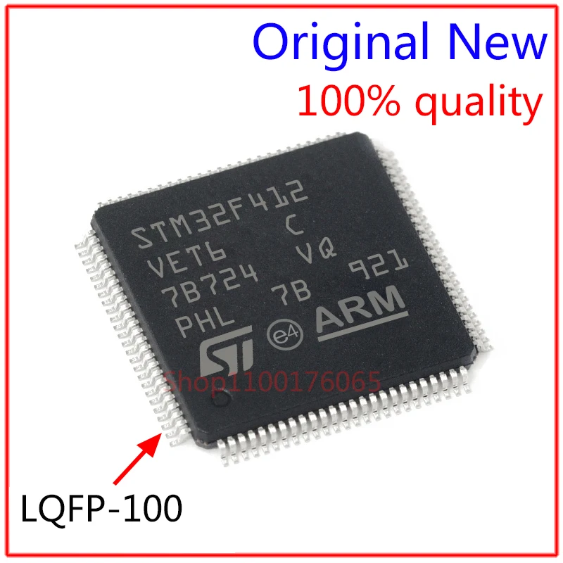 IC STM32F412VET6 LQFP-100 Interface - serializer, solution series New original Not only sales and recycling chip (1PCS)
IC STM32F412VET6 LQFP-100 Interface - serializer, solution series New original Not only sales and recycling chip (1PCS)