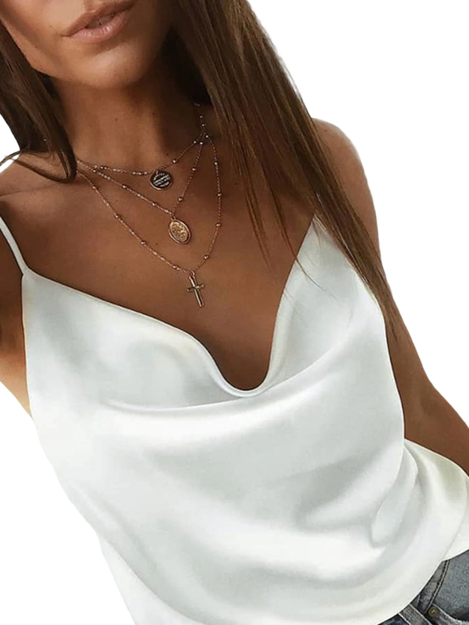 Sexy Women s Y2K Halter Neck Crop Top with Backless Design - Sleeveless Slim Fit and Perfect for Summer Clubwear
Sexy Women s Y2K Halter Neck Crop Top with Backless Design - Sleeveless Slim Fit and Perfect for Summer Clubwear