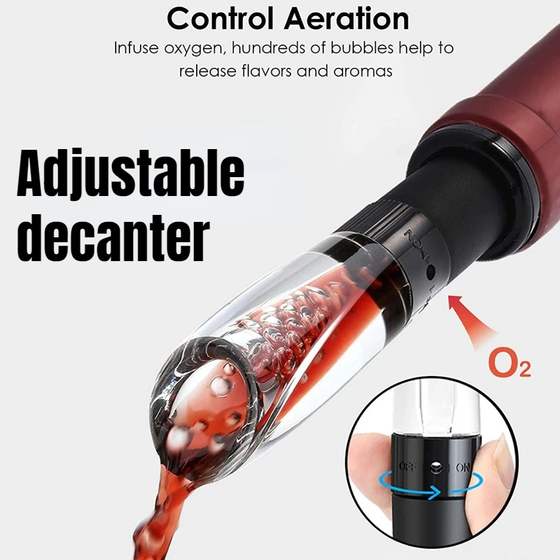 1/2 Pcs Wine Aerator Pourer Premium Aerating Pourer Decanter Spout Wine Filter Air Intake Pourer Aerator for Bar Wine Decanter
1/2 Pcs Wine Aerator Pourer Premium Aerating Pourer Decanter Spout Wine Filter Air Intake Pourer Aerator for Bar Wine Decanter