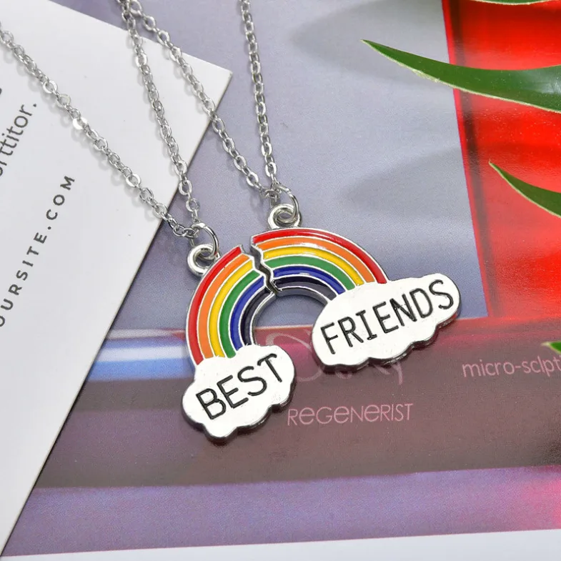 Rainbow Love Necklaces for Women Long Sweater Chain Trendy Clavicle Beads Pendant Necklace 2022 Valentine's Day Best Friends
Rainbow Love Necklaces for Women Long Sweater Chain Trendy Clavicle Beads Pendant Necklace 2022 Valentine's Day Best Friends