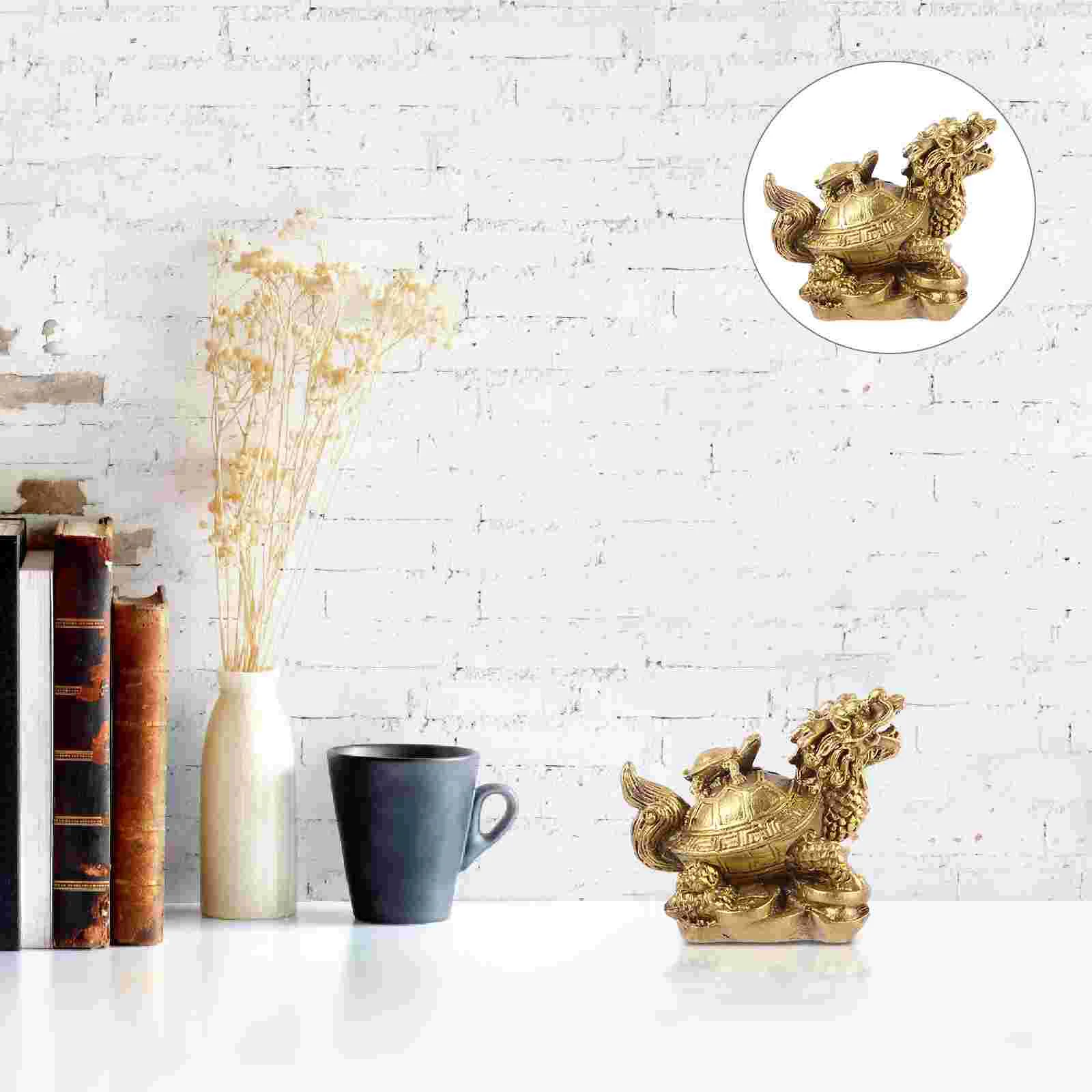 Turtle Statue Brass Wealth Good Turtle Figurine Ornament for Home Office Shop Decor Crafts Gifts ( Yellow )
Turtle Statue Brass Wealth Good Turtle Figurine Ornament for Home Office Shop Decor Crafts Gifts ( Yellow )