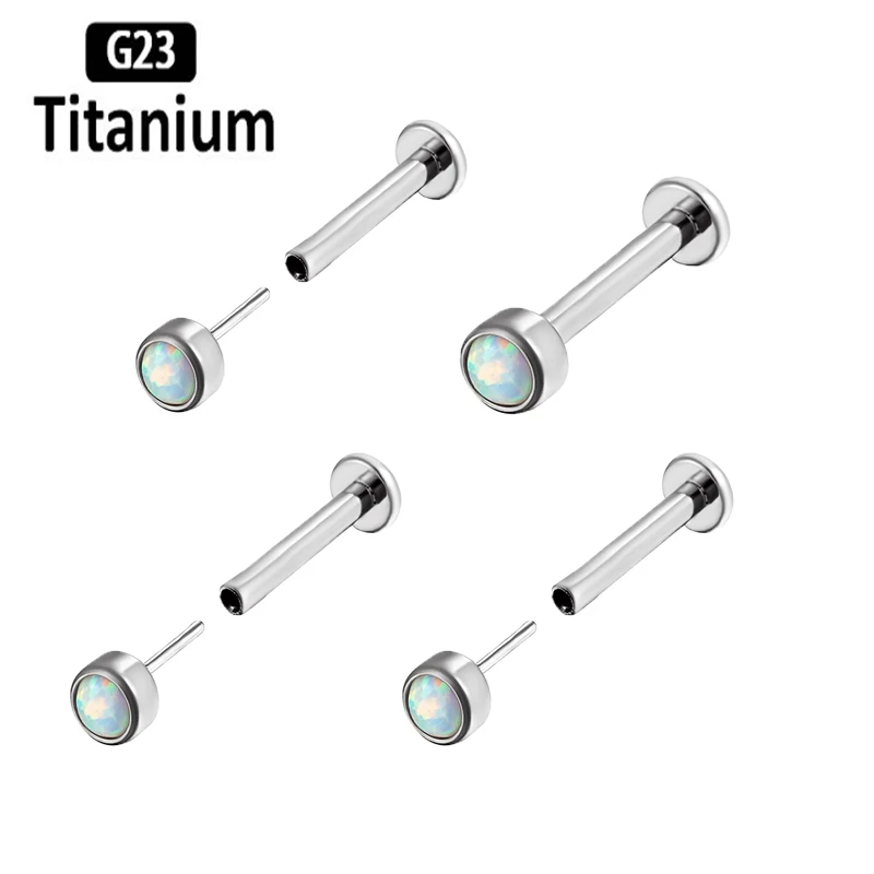 1PC Lip Piercing F136 Titanium Labret 6-10mm Push Pin Ear Studs Opal Top Ear Lip Dual-Purpose Pin Series Tragus Piercing Jewelry
1PC Lip Piercing F136 Titanium Labret 6-10mm Push Pin Ear Studs Opal Top Ear Lip Dual-Purpose Pin Series Tragus Piercing Jewelry