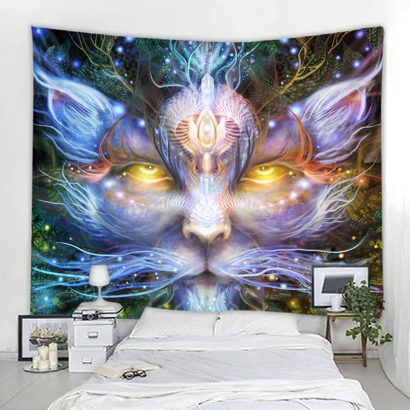 Dreamy Cartoon Cat Decorative Tapestry Wall Hanging Cartoon Boho Mandala Kawaii Bedroom Home Decor Tapestry
Dreamy Cartoon Cat Decorative Tapestry Wall Hanging Cartoon Boho Mandala Kawaii Bedroom Home Decor Tapestry