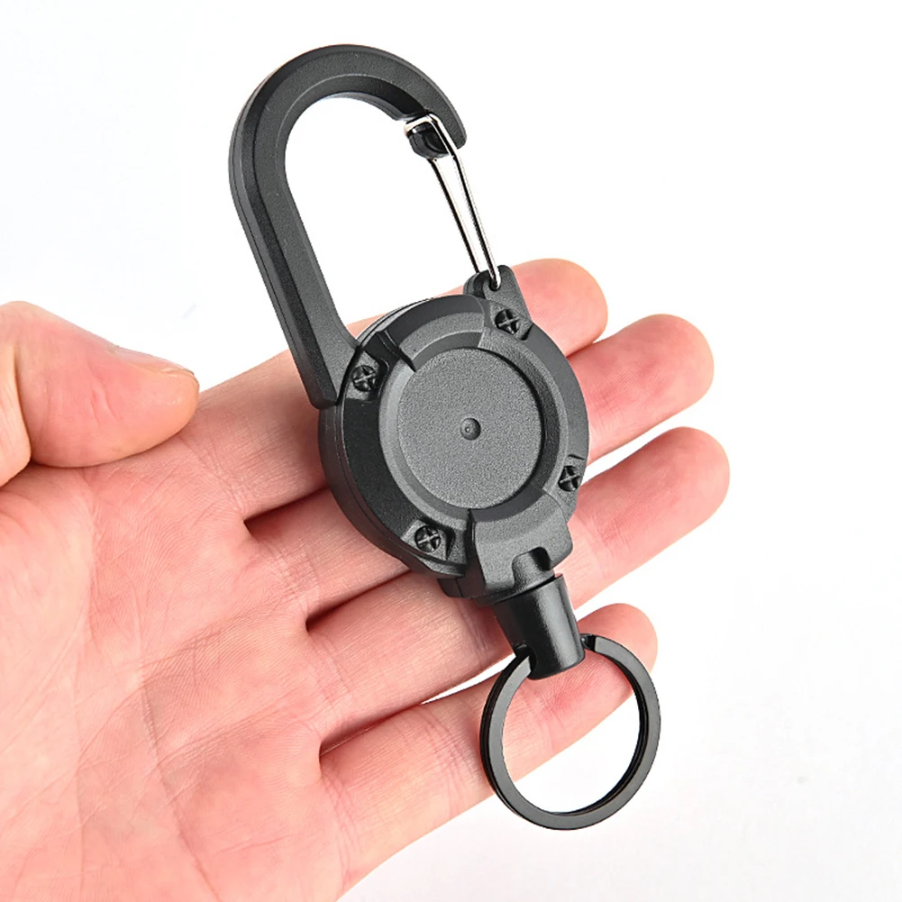 Retractable Keychain Anti-Theft Keychain Easy-to-pull Buckle Rope Elastic Keychain Sporty Retractable Chain Key Holder
Retractable Keychain Anti-Theft Keychain Easy-to-pull Buckle Rope Elastic Keychain Sporty Retractable Chain Key Holder