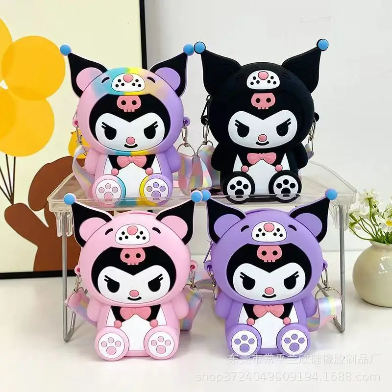 Kawaii Sanrio Ins Kuromi Cinnamoroll Cute Silicone Phone Bag Pochacco Crossbody Bag Fun Cartoon Fashion Cute Anime Toys Girls
Kawaii Sanrio Ins Kuromi Cinnamoroll Cute Silicone Phone Bag Pochacco Crossbody Bag Fun Cartoon Fashion Cute Anime Toys Girls