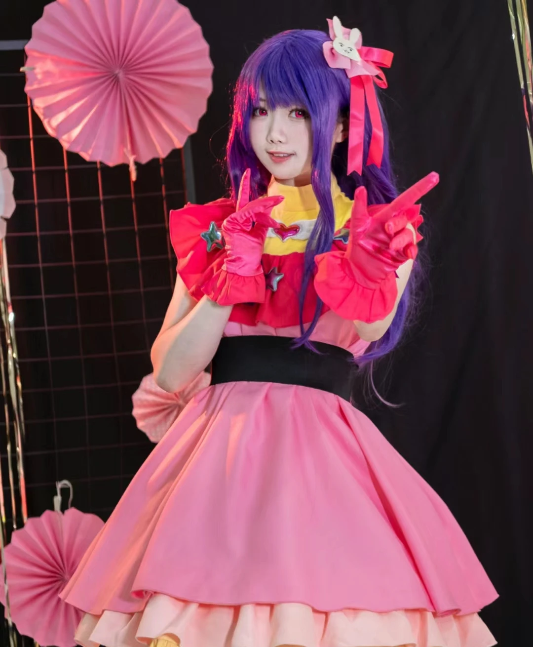 OSHI NO KO Anime Ai Hoshino Cosplay Costume Wig Lolita Dress Stage Skirt Rose Net Sythetic Party Gift Halloween Costume Sets
OSHI NO KO Anime Ai Hoshino Cosplay Costume Wig Lolita Dress Stage Skirt Rose Net Sythetic Party Gift Halloween Costume Sets