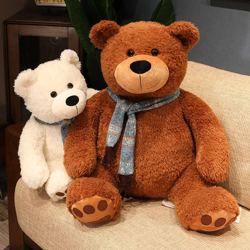 Super Hot 35/55CM Wearing Scarf Teddy Bear Lovely Soft Stuffed Animal Pillow High Quality Present For Kids Birthaday S
Super Hot 35/55CM Wearing Scarf Teddy Bear Lovely Soft Stuffed Animal Pillow High Quality Present For Kids Birthaday S