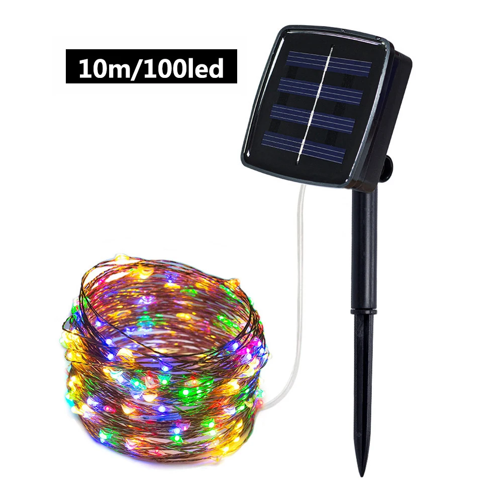 10M 100LED Solar Light String Outdoor Waterproof Garden Fairy Lights String Christmas Wedding Party Solar Light Decoration
10M 100LED Solar Light String Outdoor Waterproof Garden Fairy Lights String Christmas Wedding Party Solar Light Decoration
