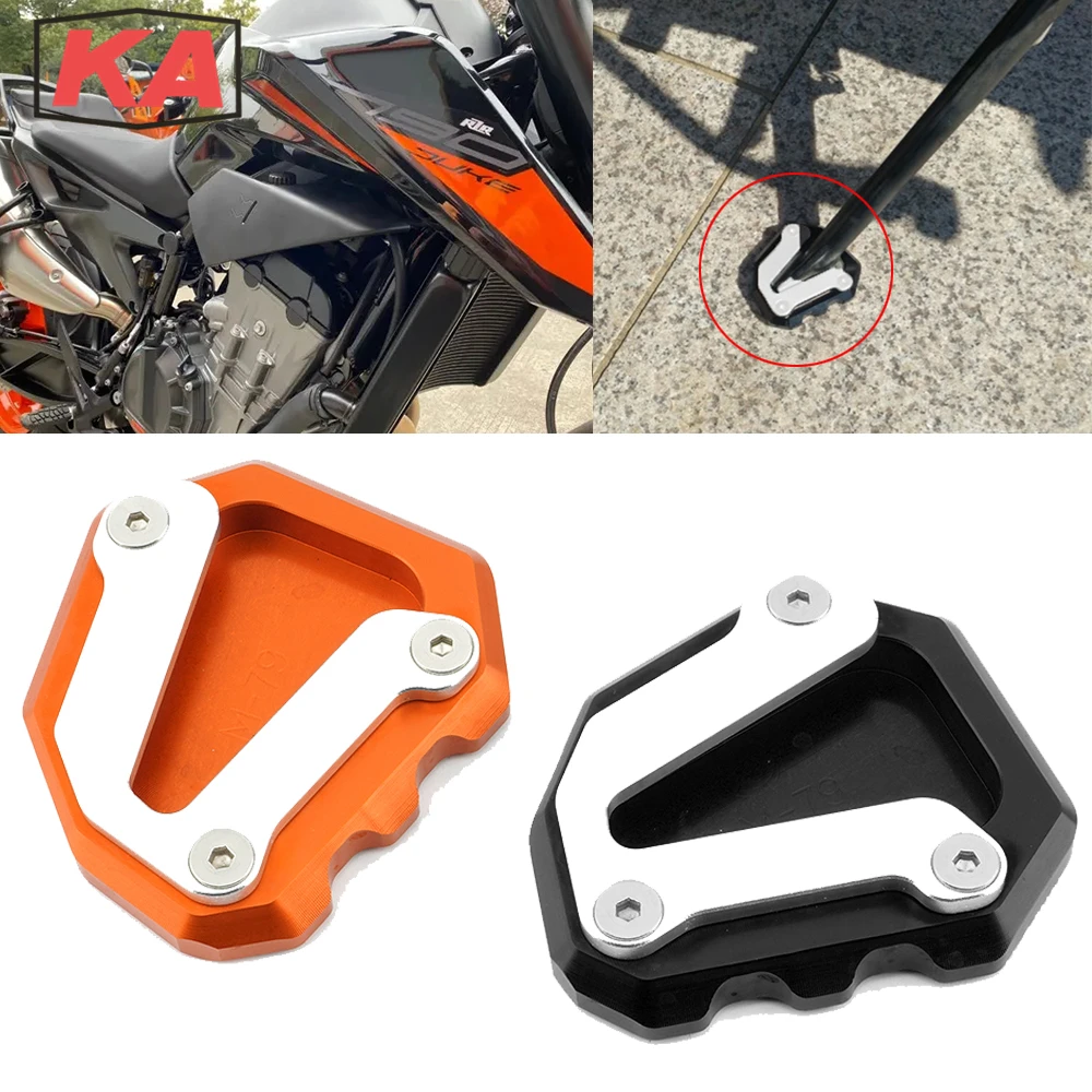 Newest Motorcycle CNC Kickstand Foot Side Stand Extension Pad Support Plate Bracket For 790 DUKE DUKE790 2018-2021 Accessories
Newest Motorcycle CNC Kickstand Foot Side Stand Extension Pad Support Plate Bracket For 790 DUKE DUKE790 2018-2021 Accessories