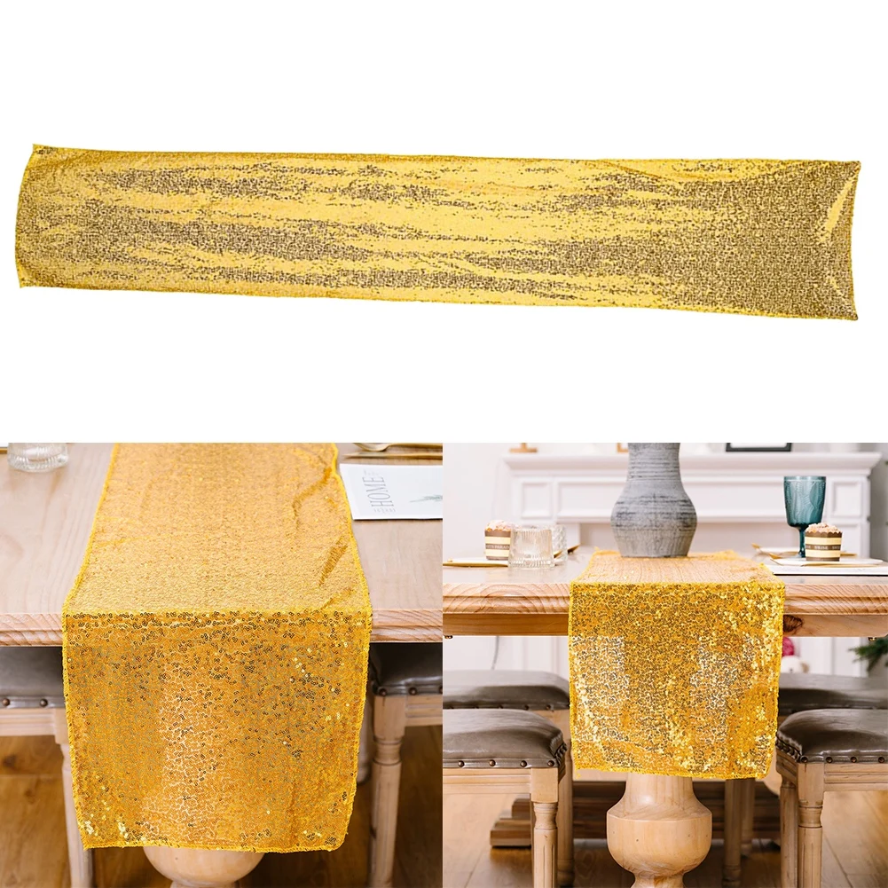 30X160CM Sequin Table Runners Gold Glitter Sequin Table Cloth Christmas Decor Sparkly Wedding Birthday Party Home Decoration
30X160CM Sequin Table Runners Gold Glitter Sequin Table Cloth Christmas Decor Sparkly Wedding Birthday Party Home Decoration