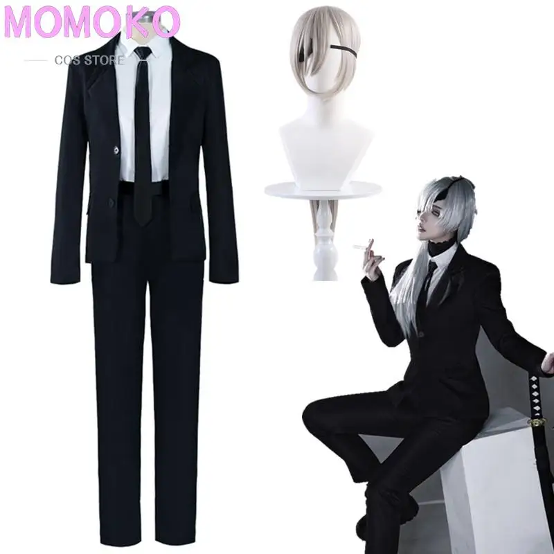 Anime Chainsaw Man Cosplay Quanxi Cosplay Women Cosplay Costumes Suit Set Wig Halloween Clothing
Anime Chainsaw Man Cosplay Quanxi Cosplay Women Cosplay Costumes Suit Set Wig Halloween Clothing