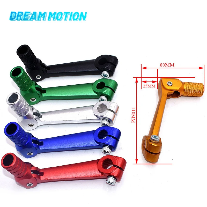 Motorcycle CNC Folding Aluminum Gear Shift Lever Fit For Kayo T2 T4 T4L ATV Dirt Bike Pit Bikes Gear Lever
Motorcycle CNC Folding Aluminum Gear Shift Lever Fit For Kayo T2 T4 T4L ATV Dirt Bike Pit Bikes Gear Lever