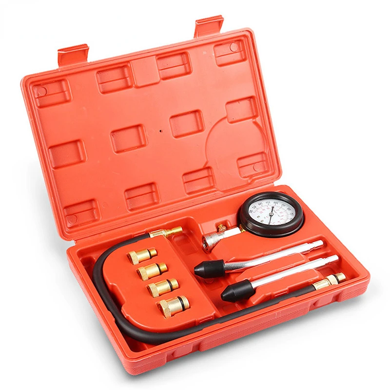 Car Pressure Gauge Tester Kit Set Auto Petrol Engine Compression Leakage Diagnostic Compressometer Tool Set With Case
Car Pressure Gauge Tester Kit Set Auto Petrol Engine Compression Leakage Diagnostic Compressometer Tool Set With Case