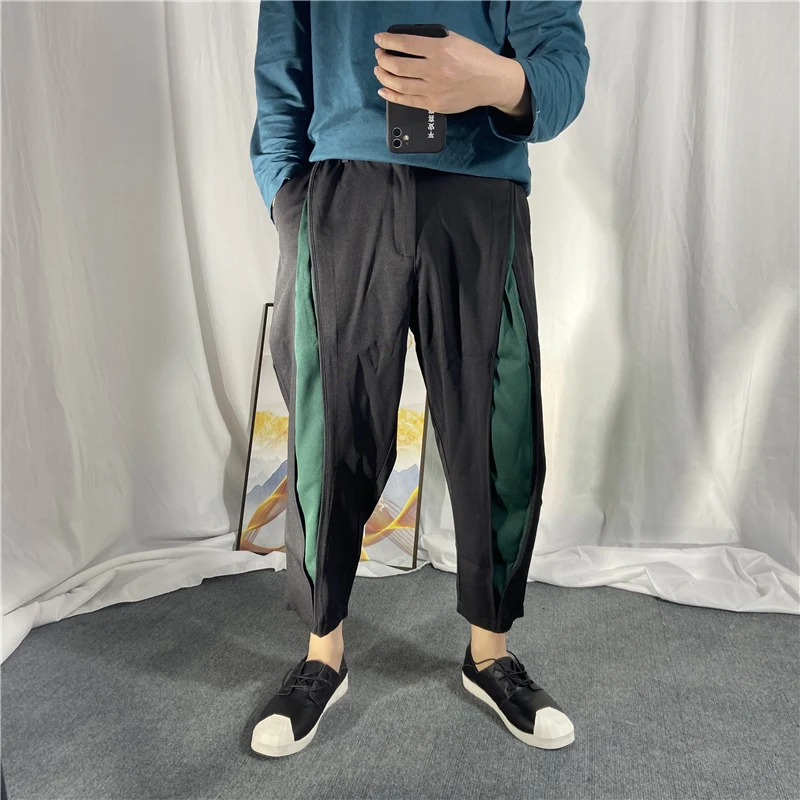 Men's Color Matching Nine Point Harlan Pants New Summer Splicing Leggings Personalized Color Matching Versatile Overalls
Men's Color Matching Nine Point Harlan Pants New Summer Splicing Leggings Personalized Color Matching Versatile Overalls