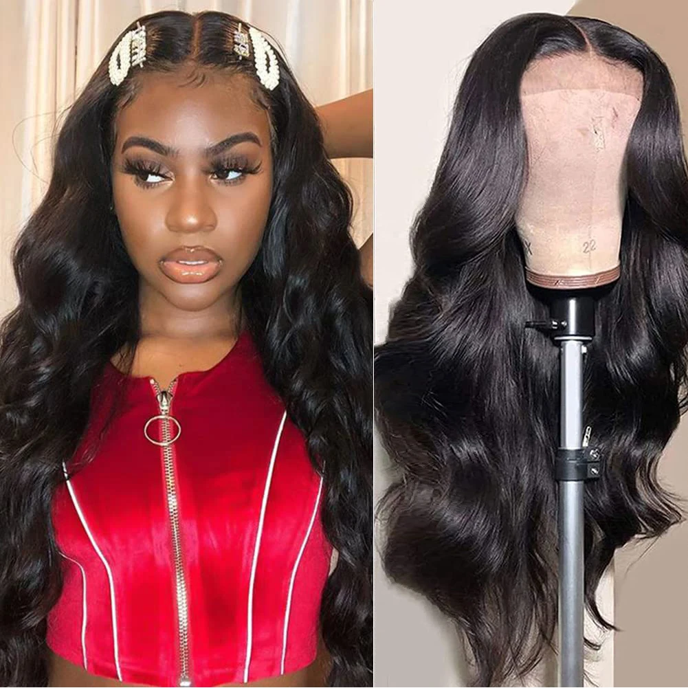 

AIMEYA Remy бразильские волнистые человеческие волосы 13x4 13x6 предварительно выщипанные HD прозрачные кружевные передние парики для черных женщин...