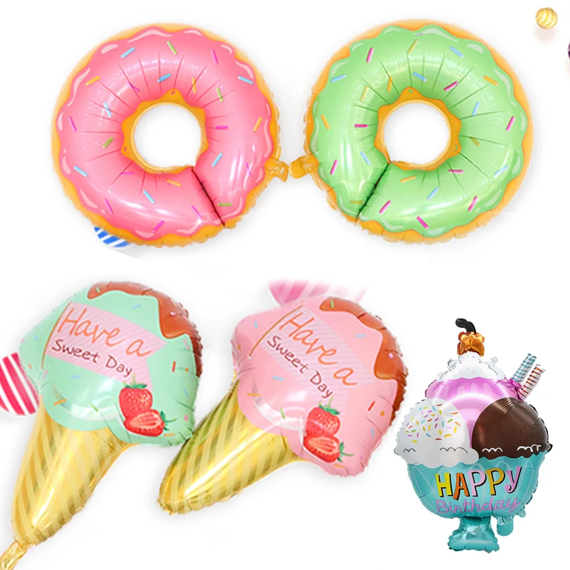 Donut ice cream balloon Summer party balloon donut ice cream can fly away Hawaiian party birthday party decoration balloon
Donut ice cream balloon Summer party balloon donut ice cream can fly away Hawaiian party birthday party decoration balloon