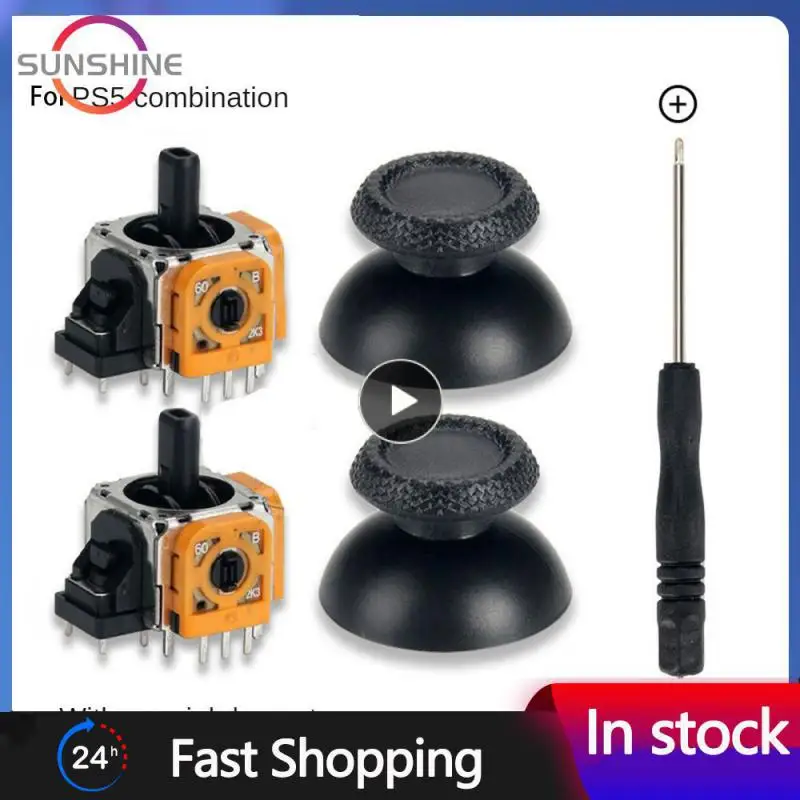 

Easy To Clean Game Joystick Ps5 Left And Right Rocker Adjustable Durable Thumb Rocker Game And Accessories Repair Parts 1 Set