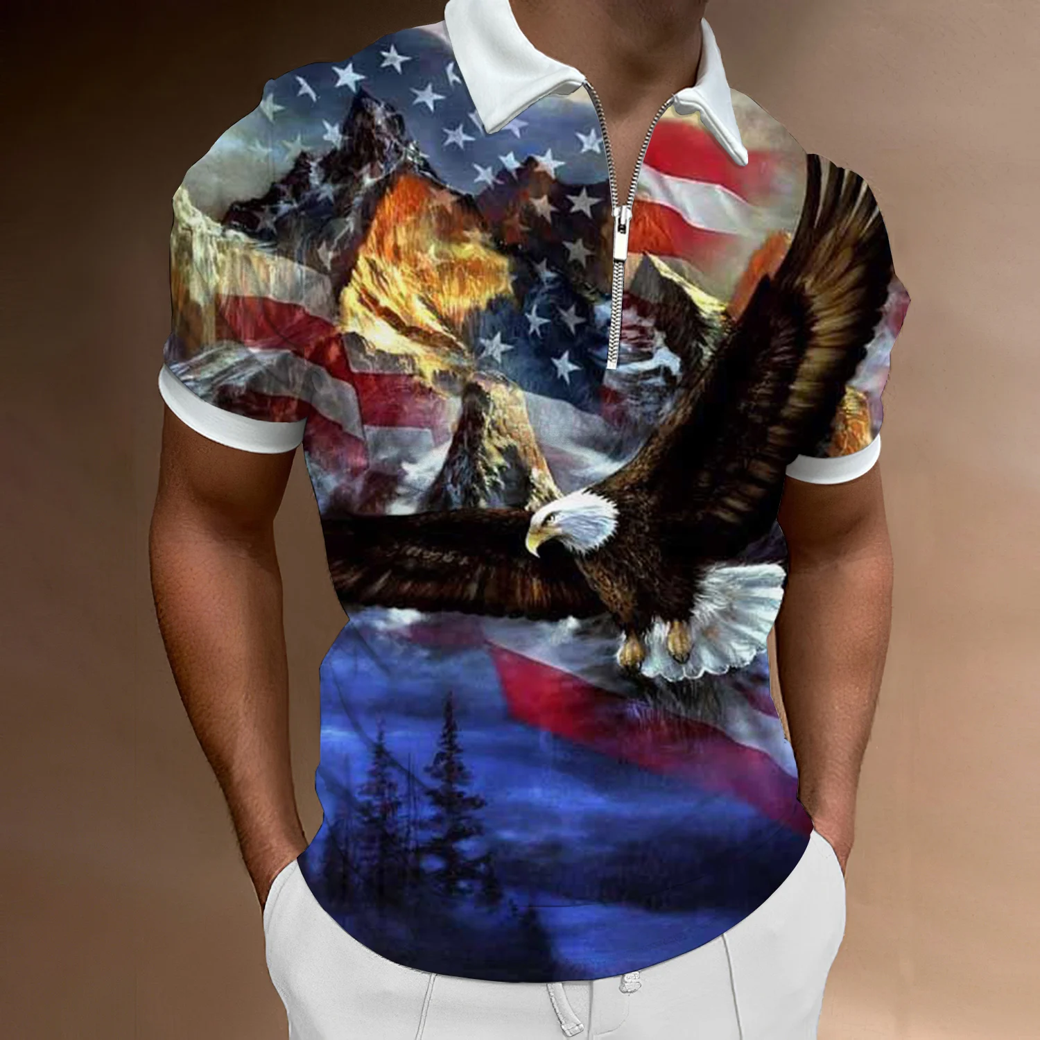 Summer New Stitching Men's Polo Shirt Hot Sale Casual Animal 3D Printing Polo Shirt High Quality Short Sleeve T-shirt
Summer New Stitching Men's Polo Shirt Hot Sale Casual Animal 3D Printing Polo Shirt High Quality Short Sleeve T-shirt