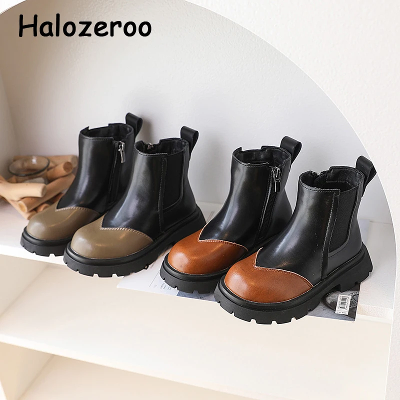 New Winter Kids Chelsea Boots Baby Girls Genuine Leather Ankle Shoes Children Brand Fashion Boots Boys Warm Black Brouge Boots
New Winter Kids Chelsea Boots Baby Girls Genuine Leather Ankle Shoes Children Brand Fashion Boots Boys Warm Black Brouge Boots