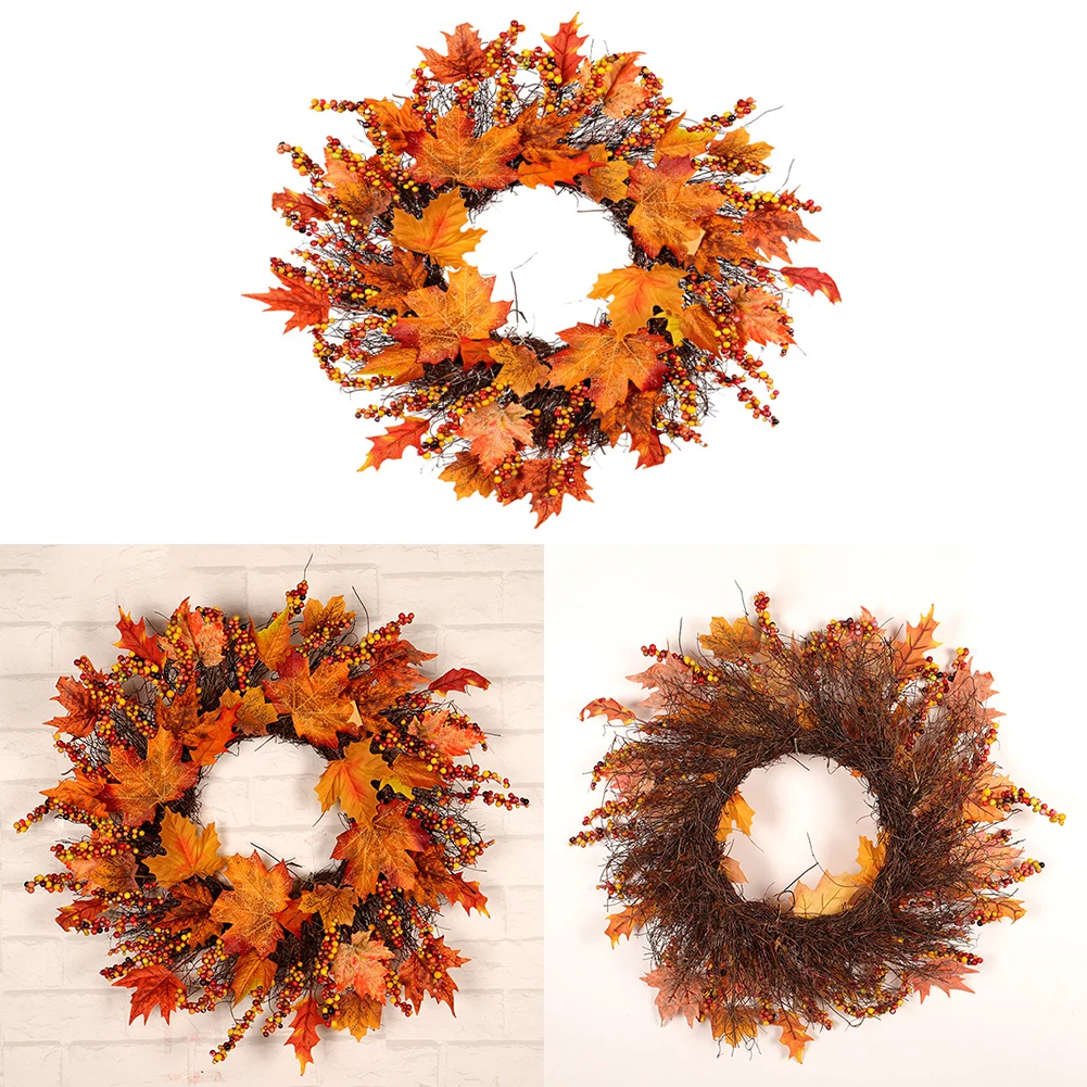 Realistic Brand New Fall Maple Wreath Floral Décor Home Party 1pcs Autumn Wreath Christmas Decoration Thanksgiving
Realistic Brand New Fall Maple Wreath Floral Décor Home Party 1pcs Autumn Wreath Christmas Decoration Thanksgiving
