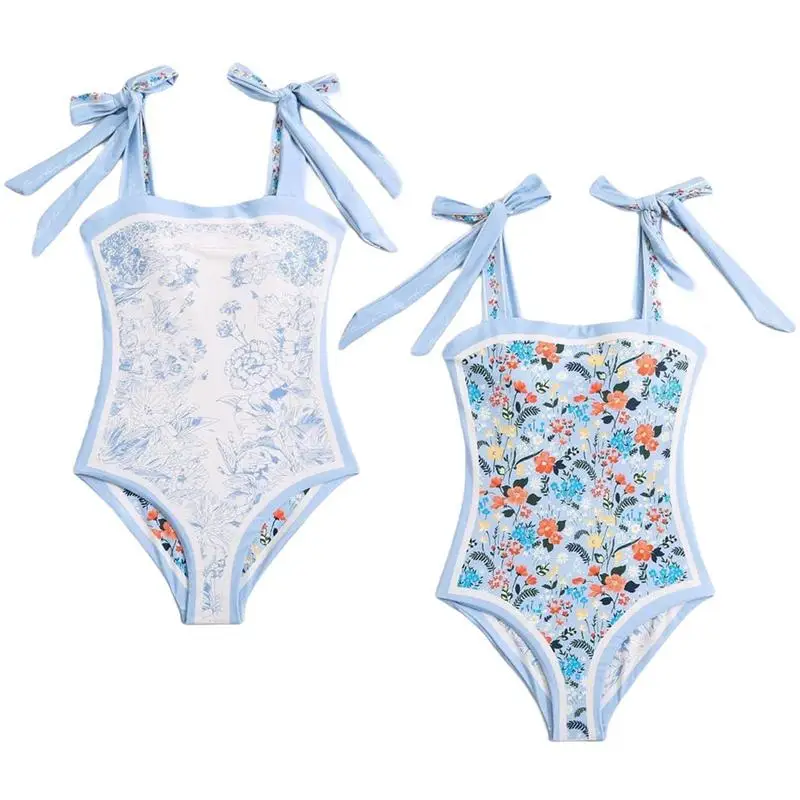 Swimsuit Women One-piece Floral One-Piece Swimsuits Tie Shoulder Slimming Vintage Reversible Tummy Control Swimwear For Women
Swimsuit Women One-piece Floral One-Piece Swimsuits Tie Shoulder Slimming Vintage Reversible Tummy Control Swimwear For Women